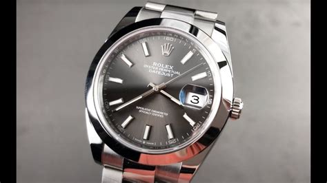 rhodium rolex watch|Rolex Datejust 41mm Dark Rhodium 126300 Rolex Watch Review.